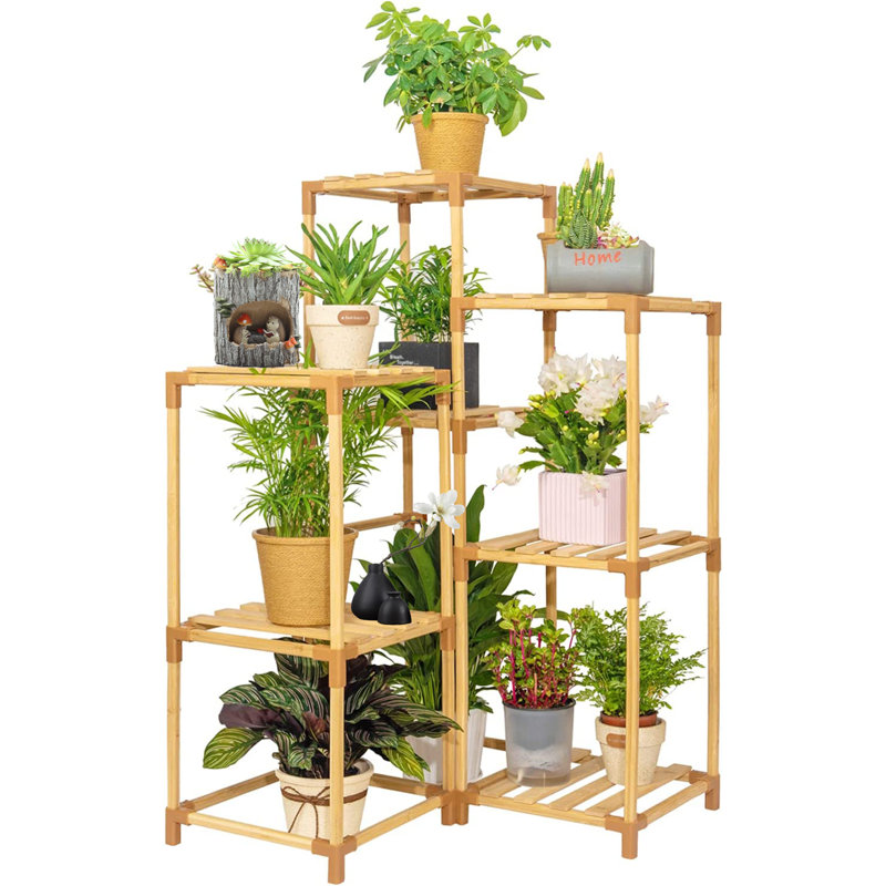 Bamboo deals Corner Plant Stand